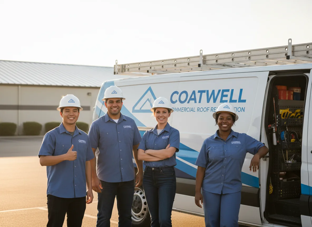 Commercial roof coating company in Bascom, OH